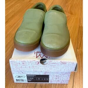 NWT Reebok x Jean-Michel Basquiat Rebopper II Olive Green Gum Sneakers Sz 5 Rare